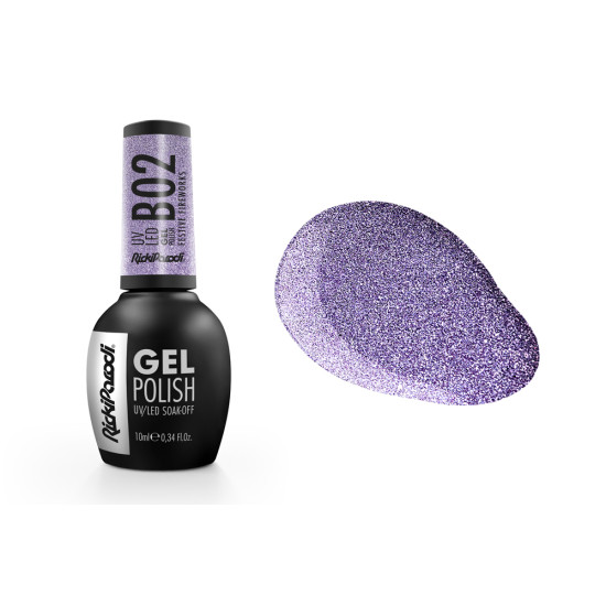 Verniz Gel RickiParodi Festive Fireworks B02 10 ml