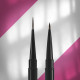 Pincel duplo EXPERT liner 7 mm / para liner 10 mm