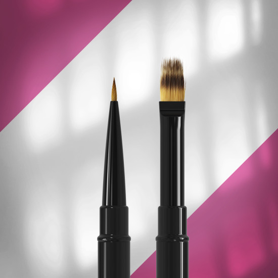 Pincel duplo EXPERT liner 7 mm / para gradiente 11 mm
