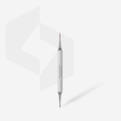 Pincel duplo Exclusive liner 7 mm / para gel 12 mm