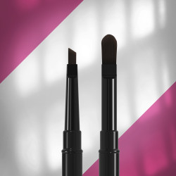 Pincel duplo EXPERT liner 11 mm / para gel 7 mm