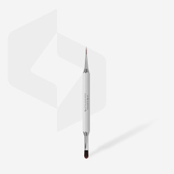 Pincel duplo Exclusive para gel 11 mm / liner 12 mm