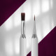 Pincel duplo Exclusive para gel 10 mm / liner 10 mm
