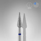 Broca diamantada para pele "pera" pontiaguda azul EXPERT diâmetro 4 mm, parte útil 12 mm (divisível por 10)