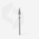 Broca diamantada para pele "pera" pontiaguda azul EXPERT diâmetro 4 mm, parte útil 12 mm (divisível por 10)