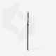 Broca diamantada para pele "chama" azul EXPERT diâmetro 1,6 mm, parte útil 8 mm (divisível por 10)