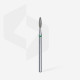 Broca diamantada para pele "chama" verde EXPERT diâmetro 2,1 mm, parte útil 8 mm (divisível por 10)