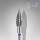 Broca de carboneto para unhas "chama" azul EXPERT, diâmetro 5 mm / parte útil 13,5 mm