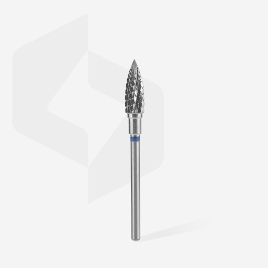 Broca de carboneto para unhas "chama" azul EXPERT, diâmetro 5 mm / parte útil 13,5 mm