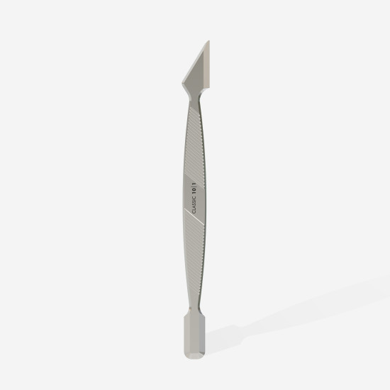 Empurrador de manicure, plano CLASSIC 10 TIPO 1 (pontiagudo estreito e faca)
