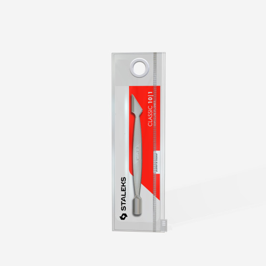 Empurrador de manicure, plano CLASSIC 10 TIPO 1 (pontiagudo estreito e faca)