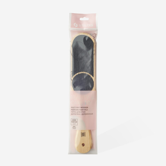Raspador (lima) de madeira para pés BEAUTY & CARE 10 TIPO 3 (grão 60/80/100/120)