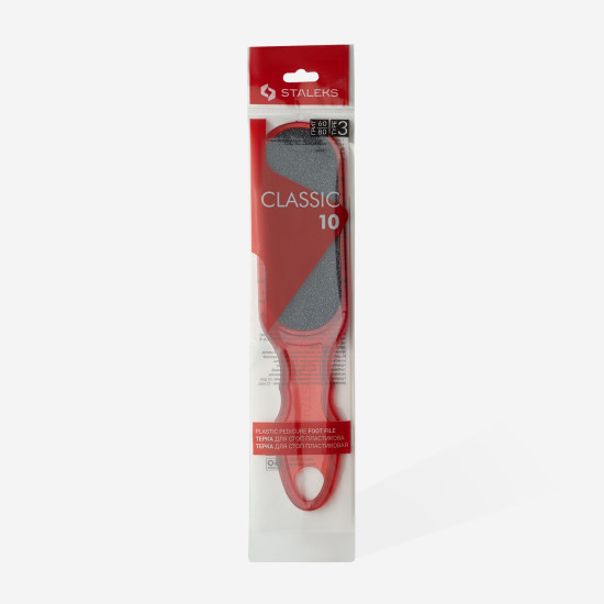 Raspador (lima) de plástico para pés CLASSIC 10 TIPO 3 (grão 60/80)