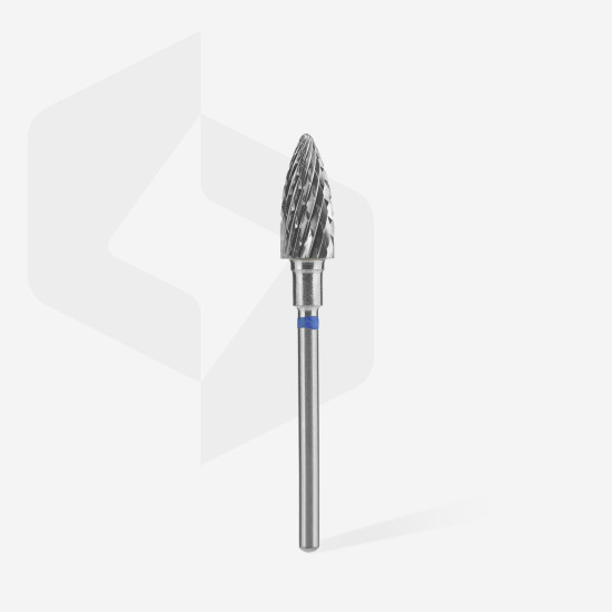 Broca de carboneto para unhas "pine cone", azul, EXPERT, diâmetro 6 mm / parte útil 14 mm
