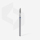 Broca diamantada para pele "chama" afiada azul EXPERT diâmetro 2,1 mm, parte útil 8 mm (divisível por 10)
