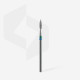 DUO broca diamantada para pele "chama" azul-verde EXPERT diâmetro 2,1 mm, parte útil 8 mm (divisível por 10)