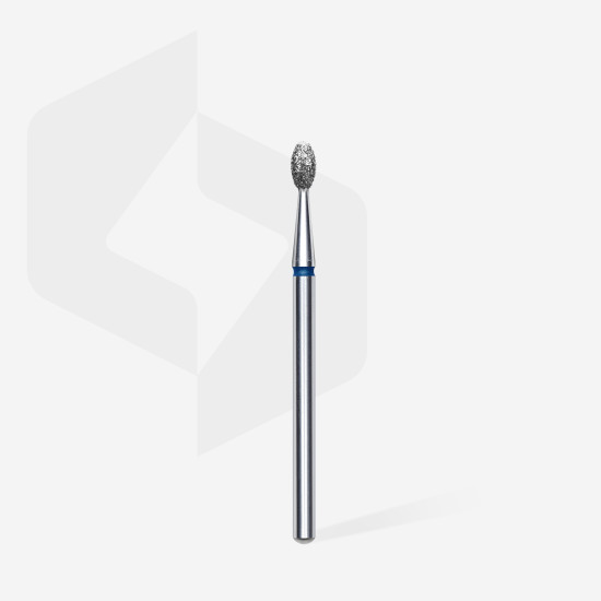 Broca diamantada para pele "oliva" azul EXPERT diâmetro 2,5 mm, parte útil 5 mm