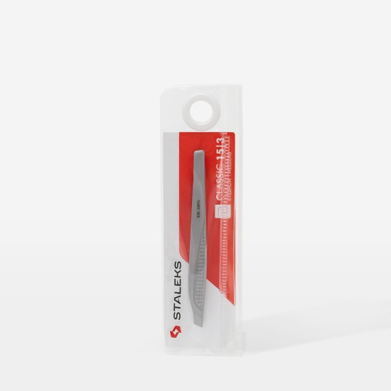 Pinça para sobrancelhas CLASSIC 15 TIPO 3 (bordos largos inclinados)