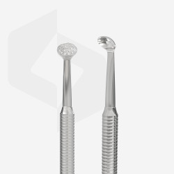 Colher de cosmetologia de dupla ponta EXPERT 20 TIPO 2 (colher UNO grande e redonda com 19 furos)