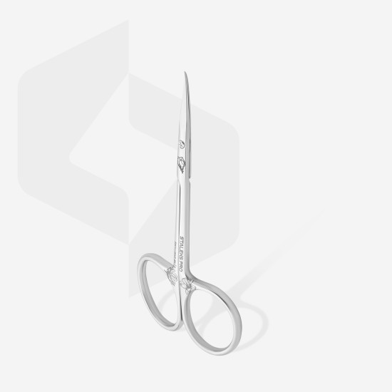 Tesoura de cutículas profissional com gancho EXCLUSIVE 21 TIPO 1 (magnólia)
