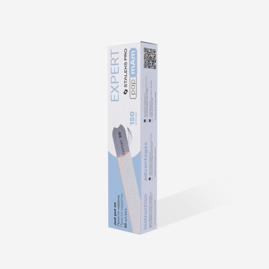 Limas descartáveis papmAm para a lima reta EXPERT 22 grão 150 (50 peças)