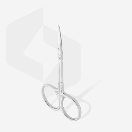 Tesoura de cutículas profissional com gancho EXCLUSIVE 23 TIPO 1 (magnólia)
