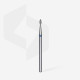 Broca diamantada para pele "gota" azul EXPERT diâmetro 1,6 mm, parte útil 4 mm (divisível por 10)