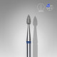 Broca diamantada para pele "gota" azul EXPERT diâmetro 2,3 mm, parte útil 5 mm (divisível por 10)