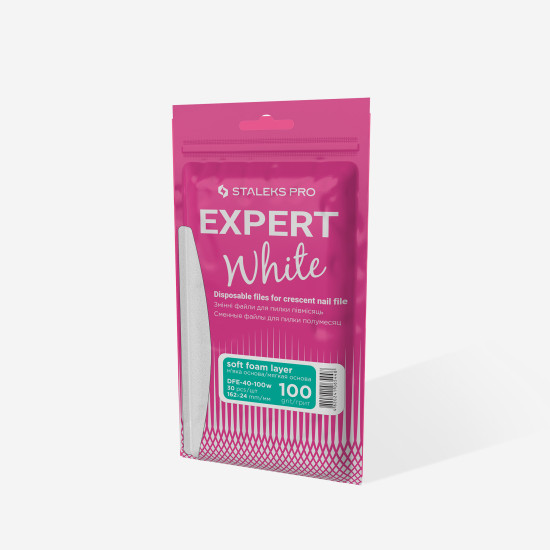 Fitas descartáveis adesivas (base suave) para a lima de meia-lua EXPERT 40 grão 100 (30 unid.)