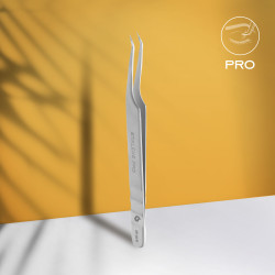 Pinça para pestanas profissional EXPERT 41 TIPO 8 (em forma Mini L, 70°)