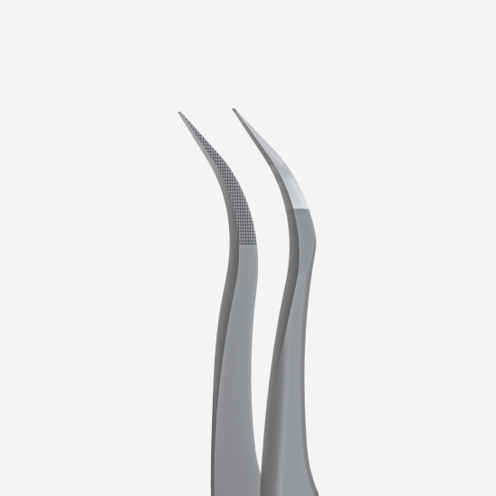 Pinça profissional com entalhes para pestanas EXPERT 45 TIPO 1 (curvada)