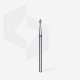 Broca diamantada para pele "ponta" arredondada azul EXPERT diâmetro 1,6 mm, parte útil 3,4 mm (divisível por 10)