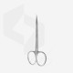 Tesoura de cutículas profissional com gancho EXPERT 51 TIPO 3
