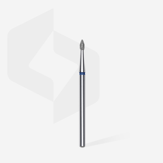 Broca diamantada para pele "ponta" afiada azul EXPERT diâmetro 1,8 mm, parte útil 4 mm (divisível por 10)