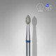 Broca diamantada para pele "ponta" afiada azul EXPERT diâmetro 2,5 mm, parte útil 4,5 mm (divisível por 10)