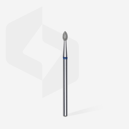 Broca diamantada para pele "ponta" afiada azul EXPERT diâmetro 2,5 mm, parte útil 4,5 mm (divisível por 10)