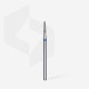 Broca diamantada para pele "frustum" azul EXPERT diâmetro 1,8 mm, parte útil 8 mm (divisível por 10)