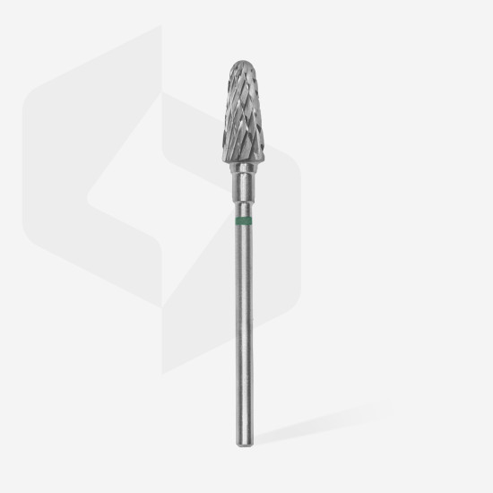 Broca de carboneto para unhas "frustum" verde EXPERT, diâmetro 6 mm / parte útil 14 mm