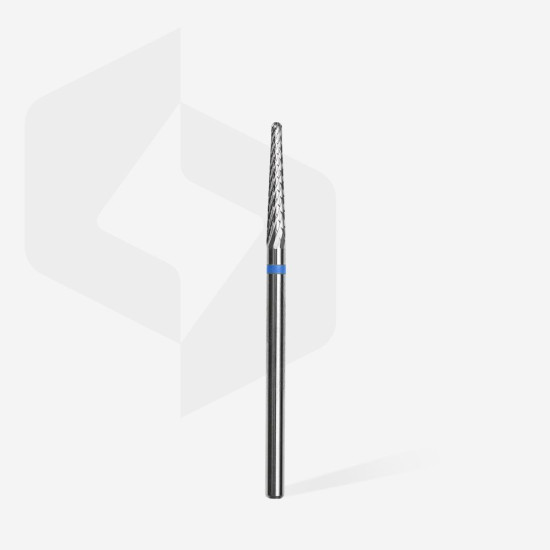 Broca de carboneto para unhas "cone" azul EXPERT, diâmetro 2,3 mm / parte útil 14 mm