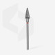 Broca de carboneto para unhas "cone" vermelha EXPERT, diâmetro 6 mm / parte útil 14 mm