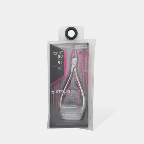 Alicate de cutículas profissional EXPERT 80 9 mm