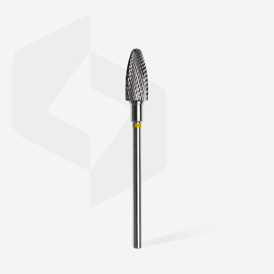 Broca de carboneto para unhas "milho" amarela EXPERT, diâmetro 6 mm / parte útil 14 mm