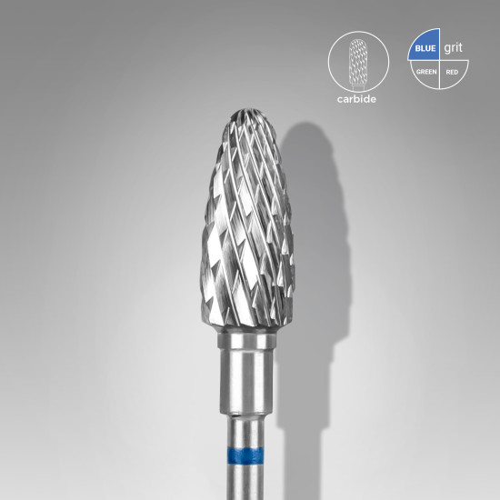 Broca de carboneto para unhas "milho" azul EXPERT, diâmetro 6 mm / parte útil 14 mm