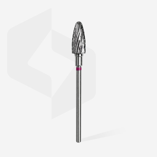 Broca de carboneto para unhas "milho" roxa EXPERT, diâmetro 6 mm / parte útil 14 mm