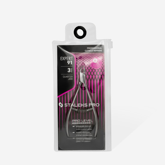 Alicate de cutículas profissional EXPERT 91 3 mm