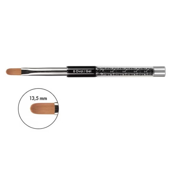 Oval Gel Brush 8 - 1 un