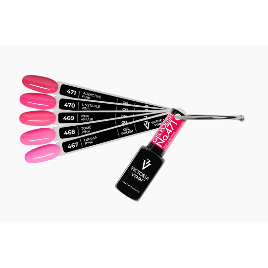 GEL POLISH 468 – Toxic Pink 8ml