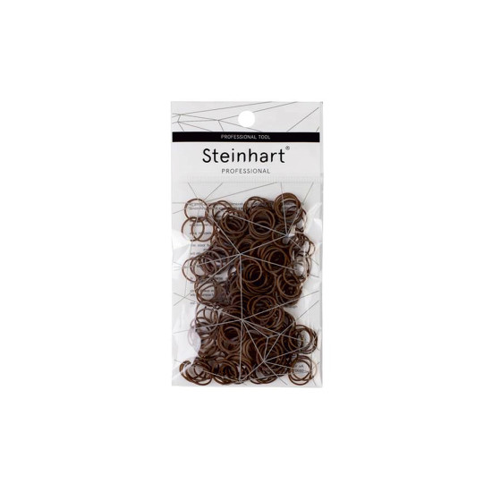 Elásticos Cabelo Steinhart Borracha Castanhos 10 gr