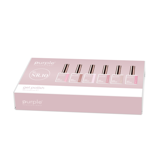 KIT GEL POLISH 10- P.030/P.031/P.032/P.033/P.050/P.080