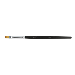 Pincel Nylon Oval para Gel e Acrygel #8 wooden handle -